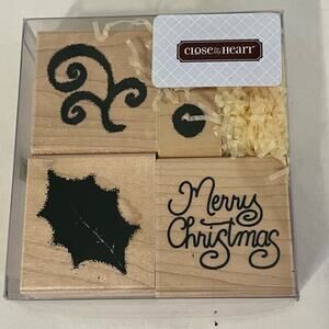 5/ $25 Close to my Heart Stamps - Christmas Themed